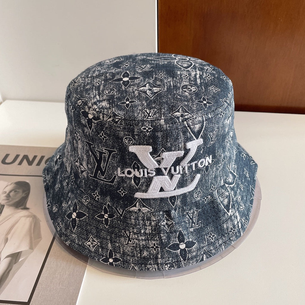 Louis Vuitton Monogram Embroidered Bucket Hat - Serene