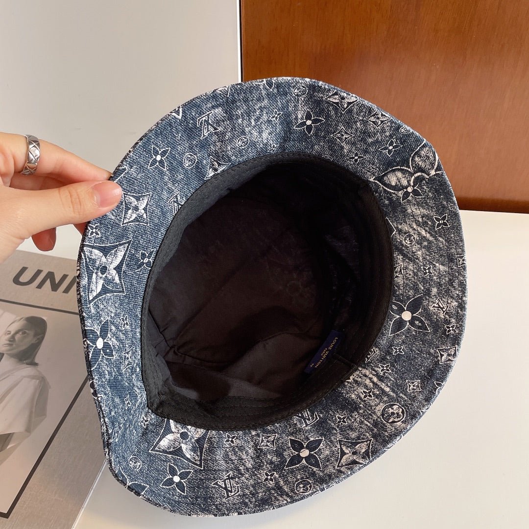 Louis Vuitton Monogram Embroidered Bucket Hat - Serene