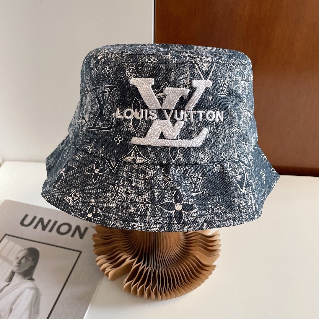 Louis Vuitton Monogram Embroidered Bucket Hat - Serene
