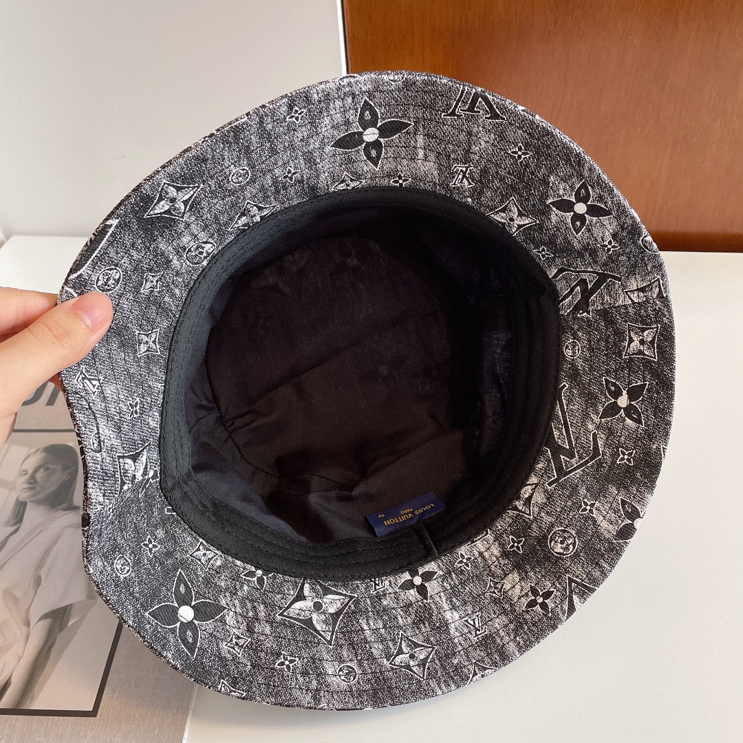 Louis Vuitton Monogram Embroidered Bucket Hat - Serene