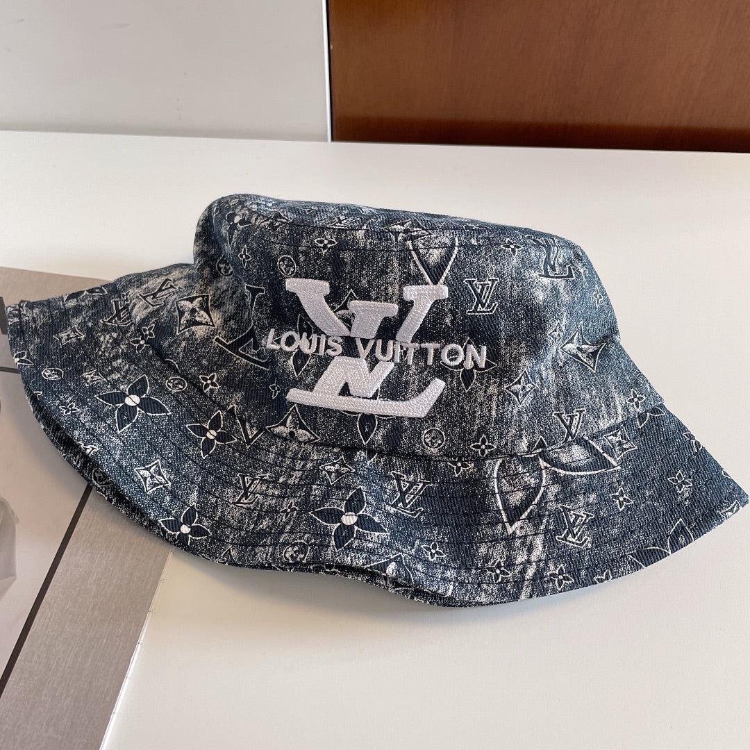 Louis Vuitton Monogram Embroidered Bucket Hat - Serene