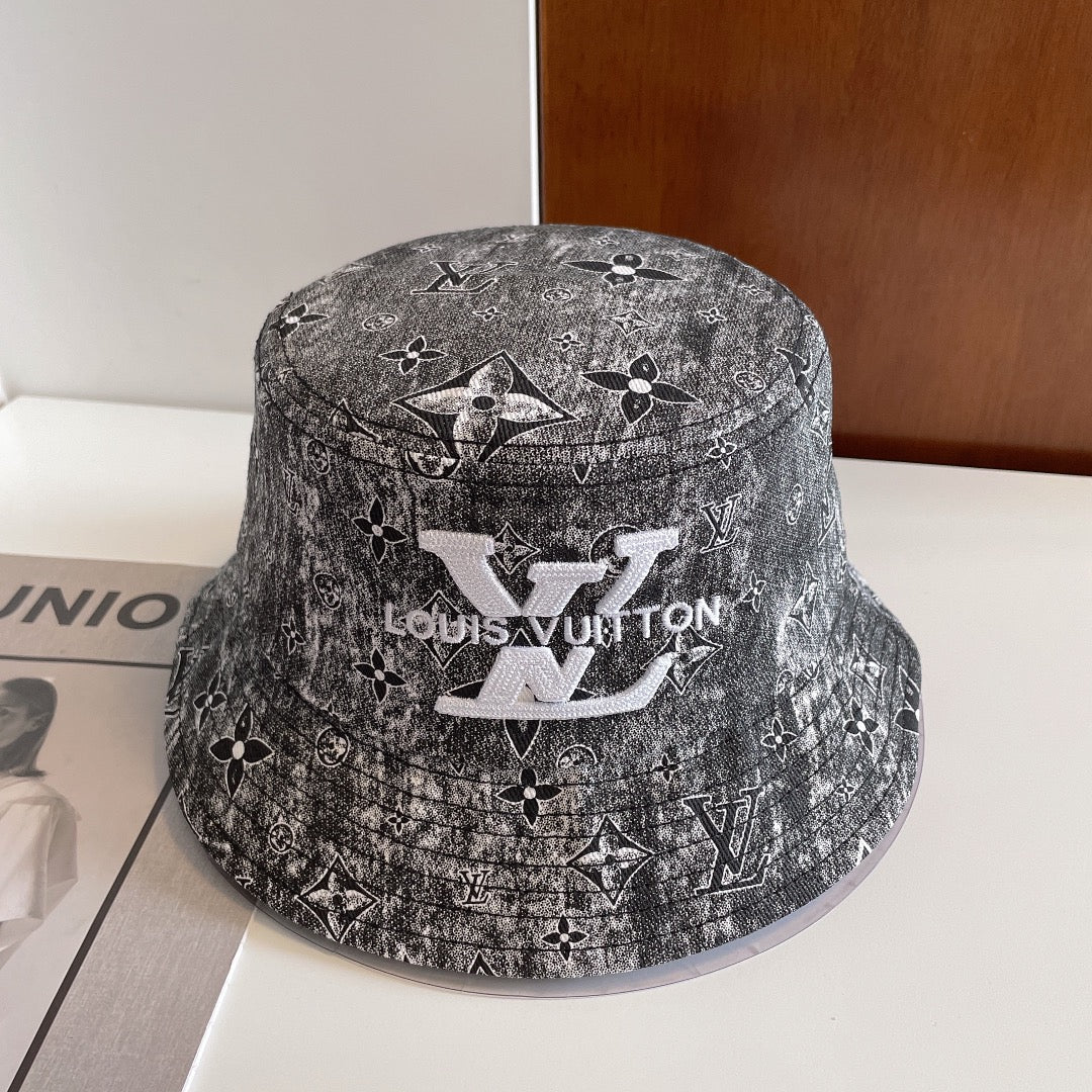 Louis Vuitton Monogram Embroidered Bucket Hat - Serene