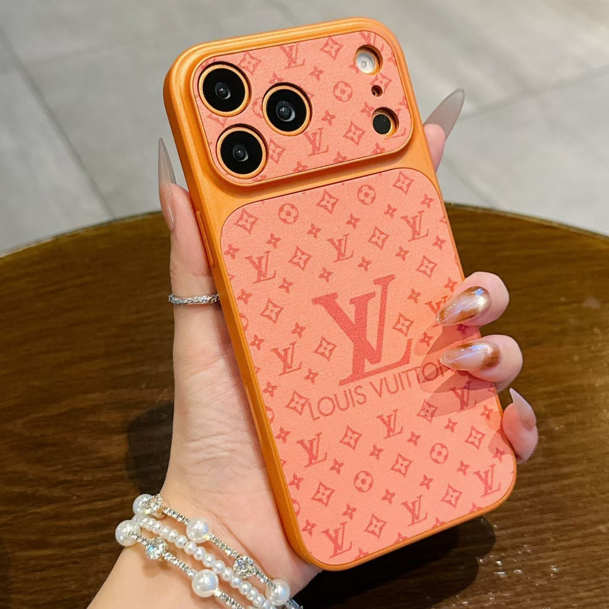 Louis Vuitton Monogram iPhone 18 Pro Case – Luxury Designer Cover - Serene