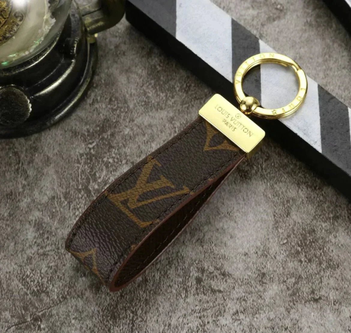 Louis Vuitton Monogram Leather Strap Keychain - Serene