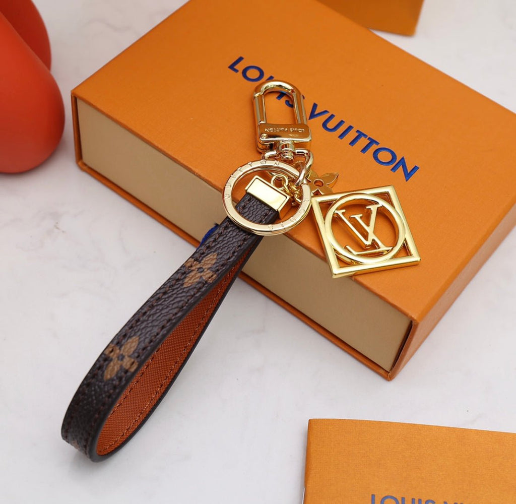Louis Vuitton Monogram Leather Strap Keychain - Serene