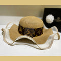 Louis Vuitton Monogram Mesh Splicing Big Brim Sun Hat - Serene