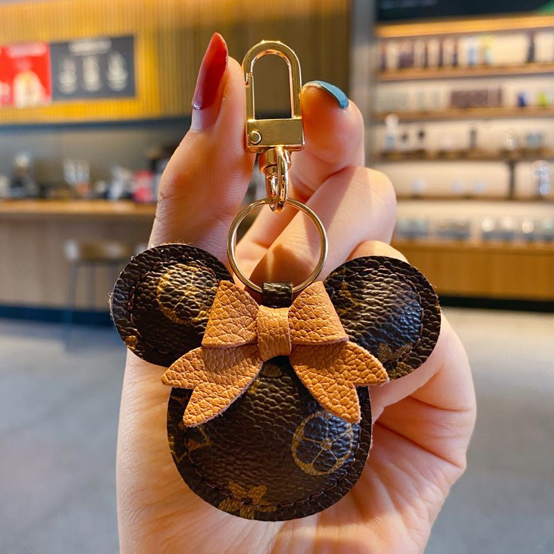 Louis Vuitton Monogram Mickey Pom-Pom Bag Charm Keychain - Serene