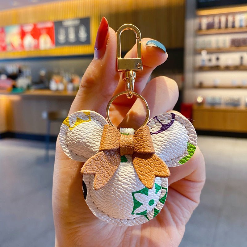 Louis Vuitton Monogram Mickey Pom-Pom Bag Charm Keychain - Serene