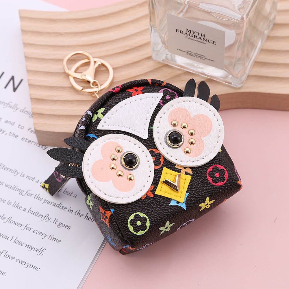 Louis Vuitton Monogram Owl Coin Purse Keychain - Serene