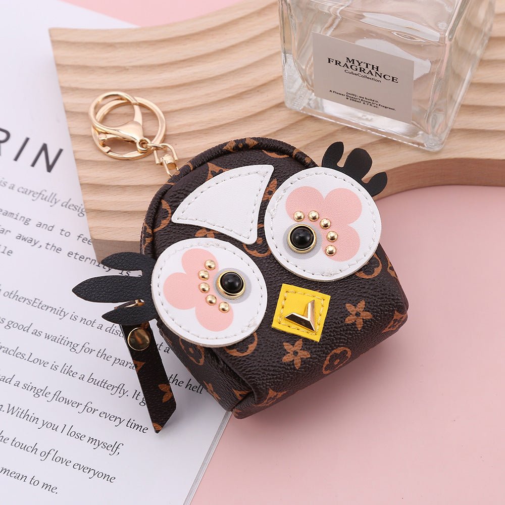 Louis Vuitton Monogram Owl Coin Purse Keychain - Serene