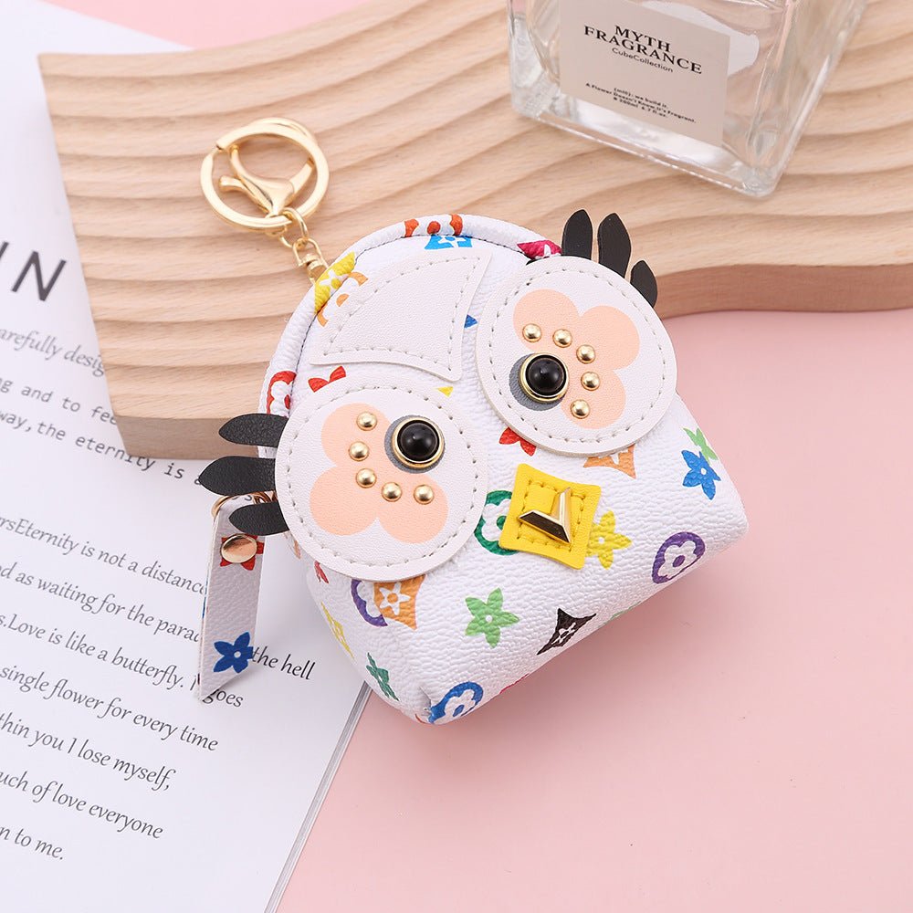 Louis Vuitton Monogram Owl Coin Purse Keychain - Serene