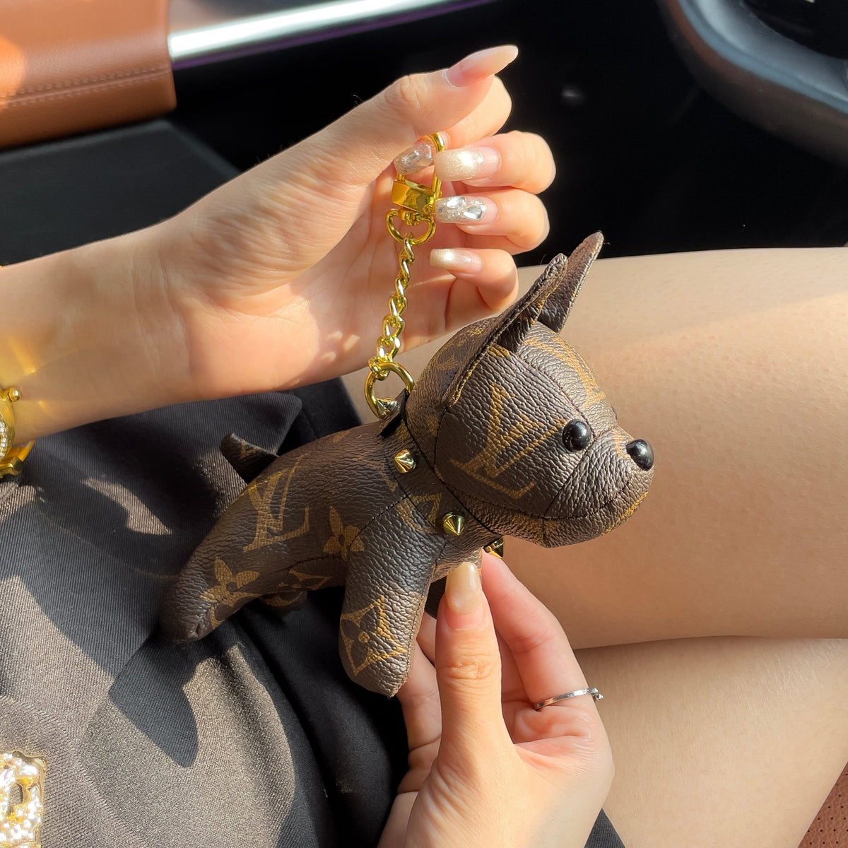 Louis Vuitton Monogram Puppy Keychain - Serene