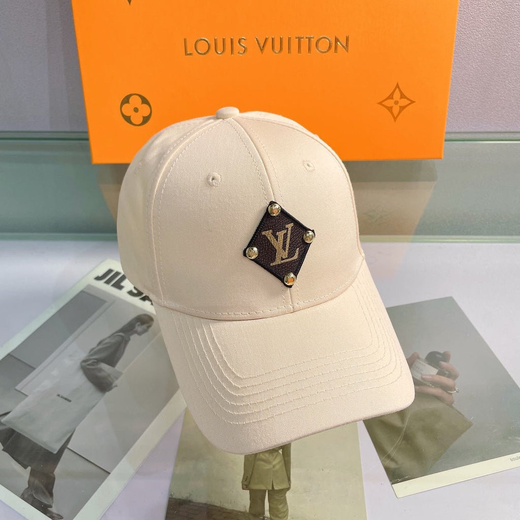 Louis Vuitton Premium Cotton Baseball Cap for Men & Women - Serene
