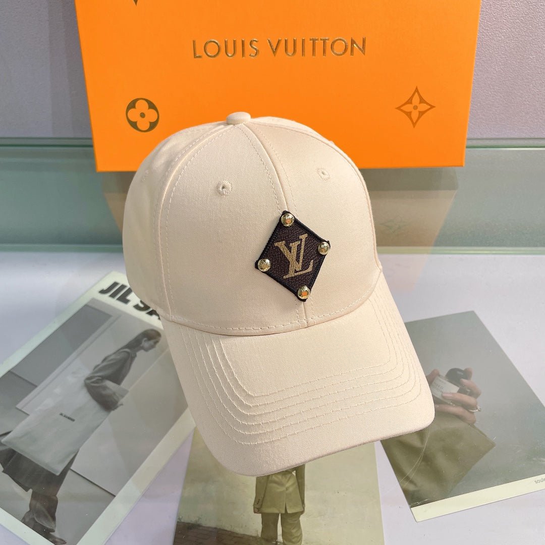 Louis Vuitton Premium Cotton Baseball Cap for Men & Women - Serene