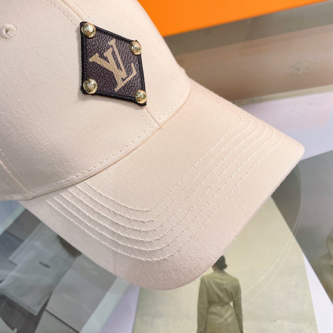 Louis Vuitton Premium Cotton Baseball Cap for Men & Women - Serene