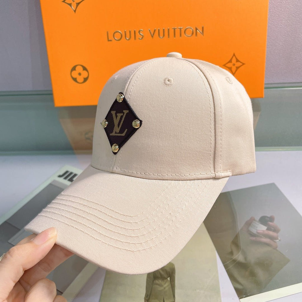 Louis Vuitton Premium Cotton Baseball Cap for Men & Women - Serene