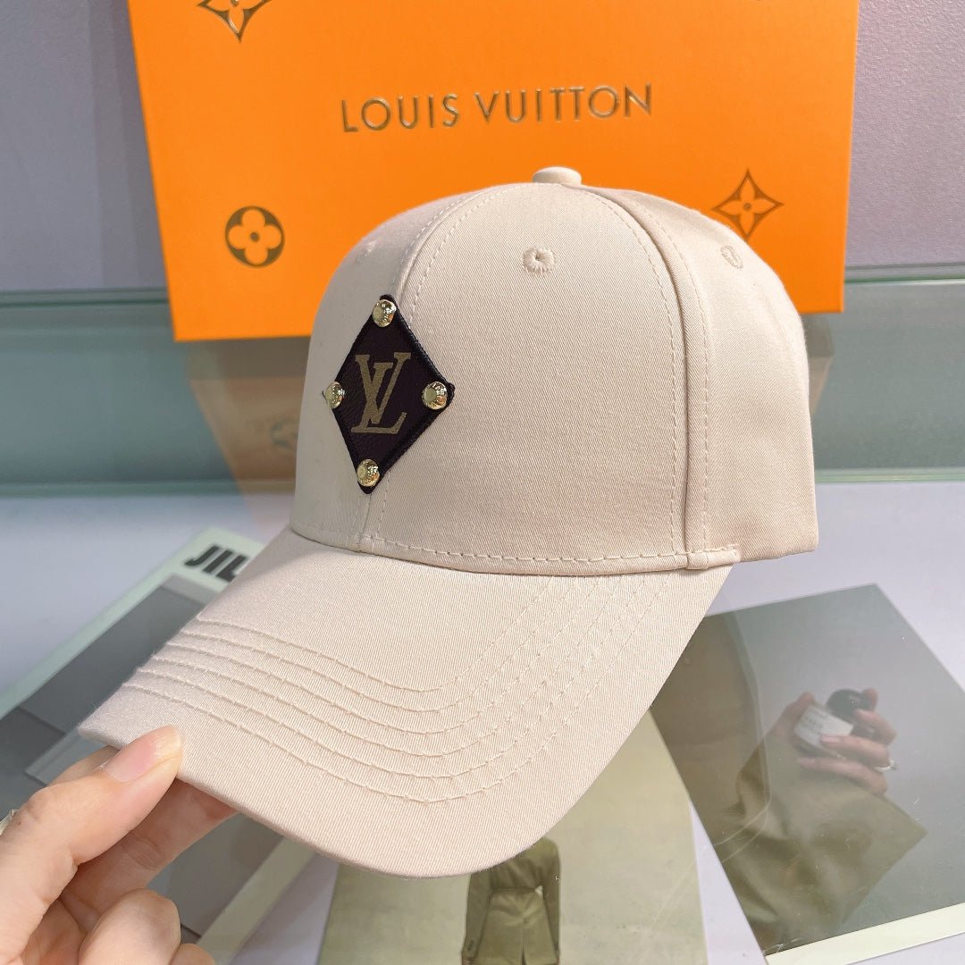 Louis Vuitton Premium Cotton Baseball Cap for Men & Women - Serene