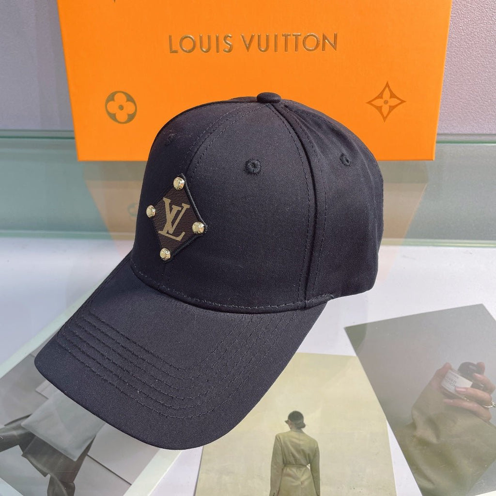 Louis Vuitton Premium Cotton Baseball Cap for Men & Women - Serene