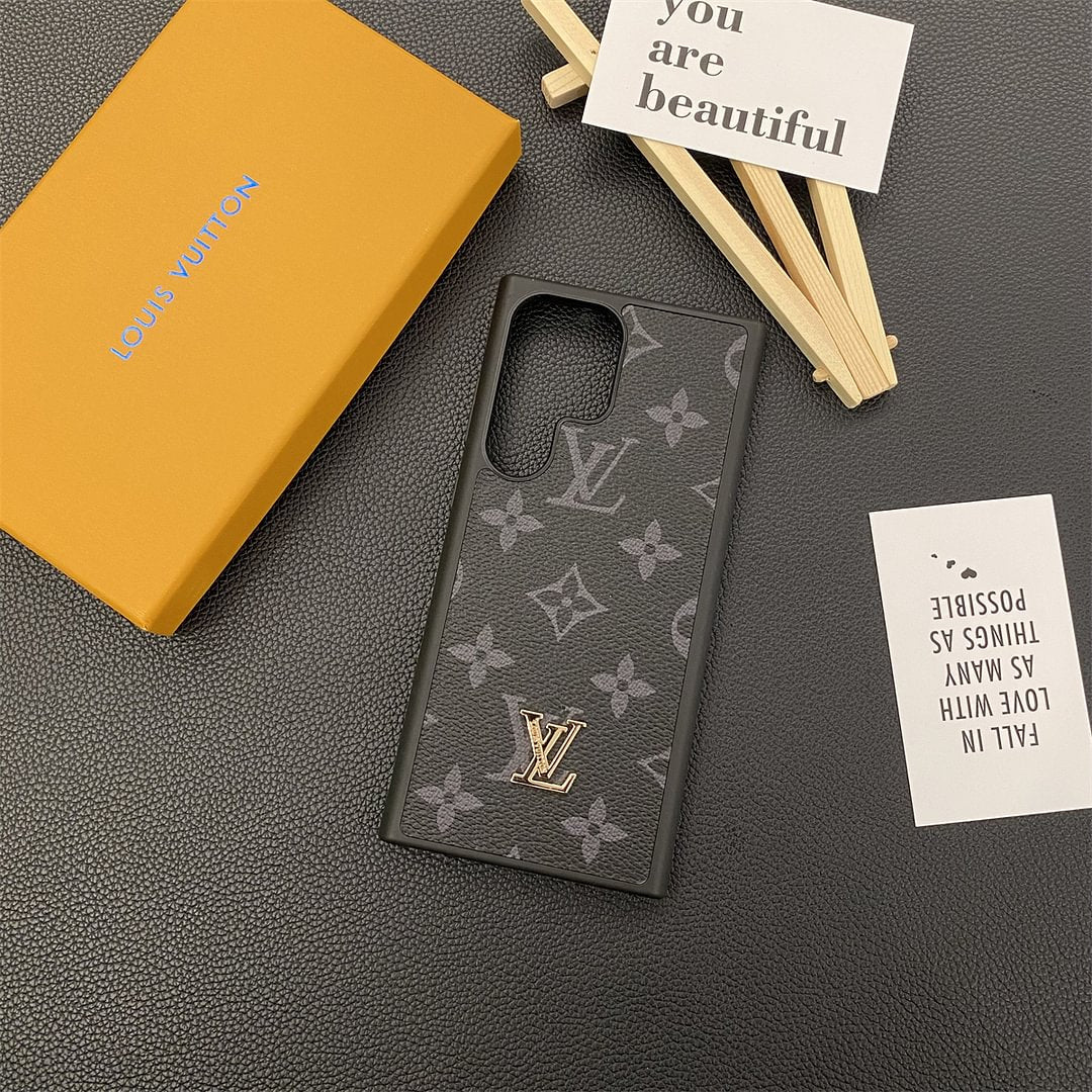 Louis Vuitton Samsung Galaxy S26 Ultra Case Lockme Leather | Luxury Designer Protective Phone Cover - Serene