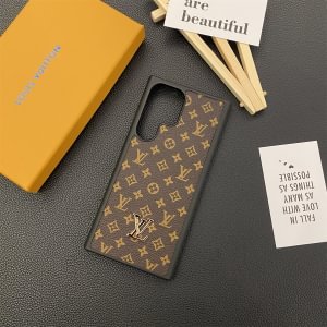 Louis Vuitton Samsung Galaxy S26 Ultra Case Lockme Leather | Luxury Designer Protective Phone Cover - Serene