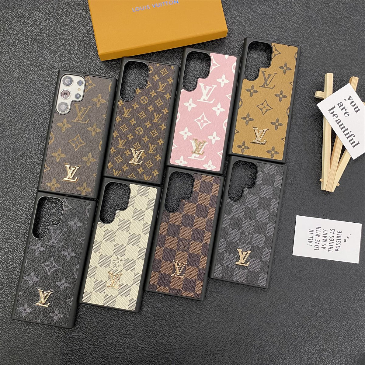 Louis Vuitton Samsung Galaxy S26 Ultra Case Lockme Leather | Luxury Designer Protective Phone Cover - Serene