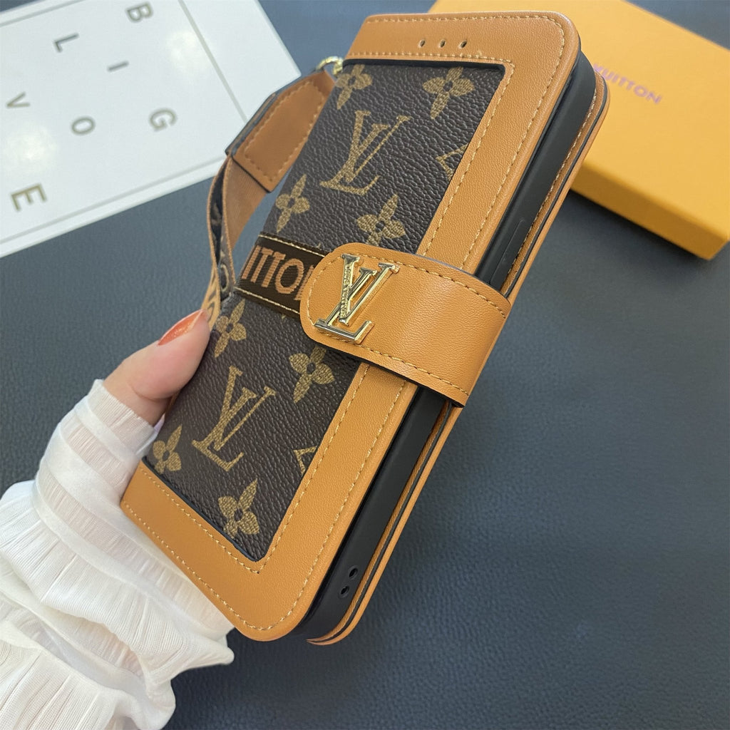 Louis Vuitton Samsung Galaxy S26 Ultra Case Monogram Leather Wallet Card Holder - Serene