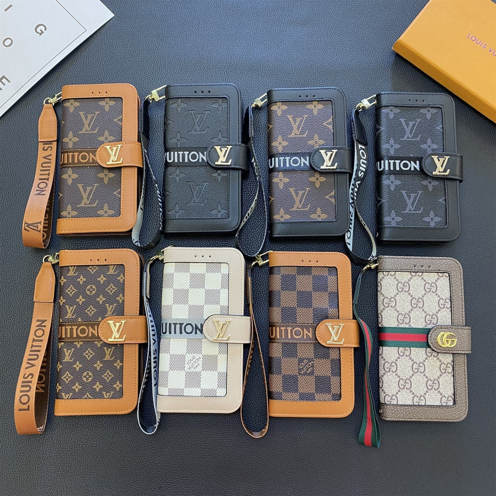 Louis Vuitton Samsung Galaxy S26 Ultra Case Monogram Leather Wallet Card Holder - Serene