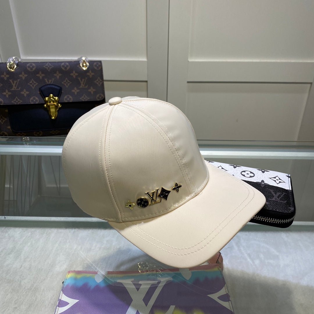 Louis Vuitton Satin LV Monogram Baseball Cap for Men & Women | Luxury Designer Cap - Serene