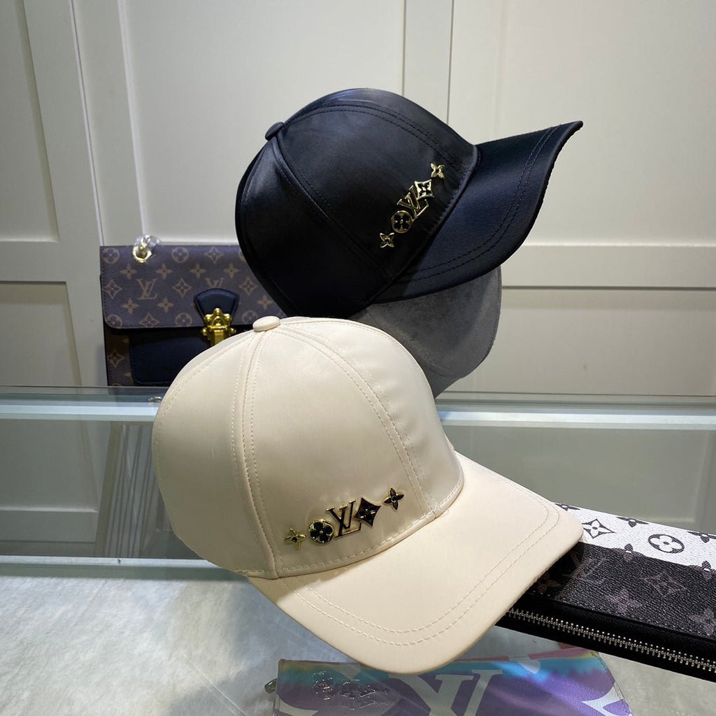 Louis Vuitton Satin LV Monogram Baseball Cap for Men & Women | Luxury Designer Cap - Serene