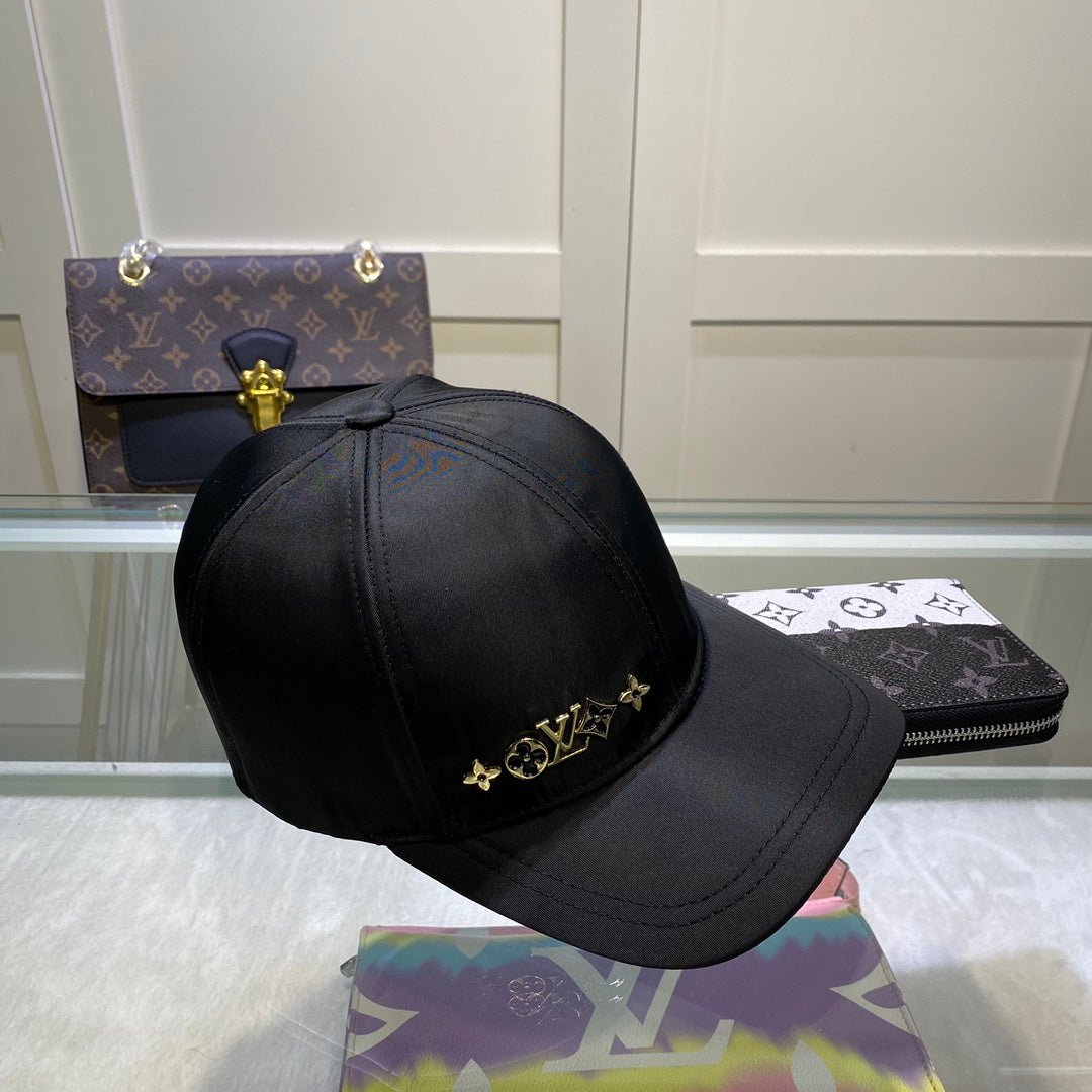 Louis Vuitton Satin LV Monogram Baseball Cap for Men & Women | Luxury Designer Cap - Serene