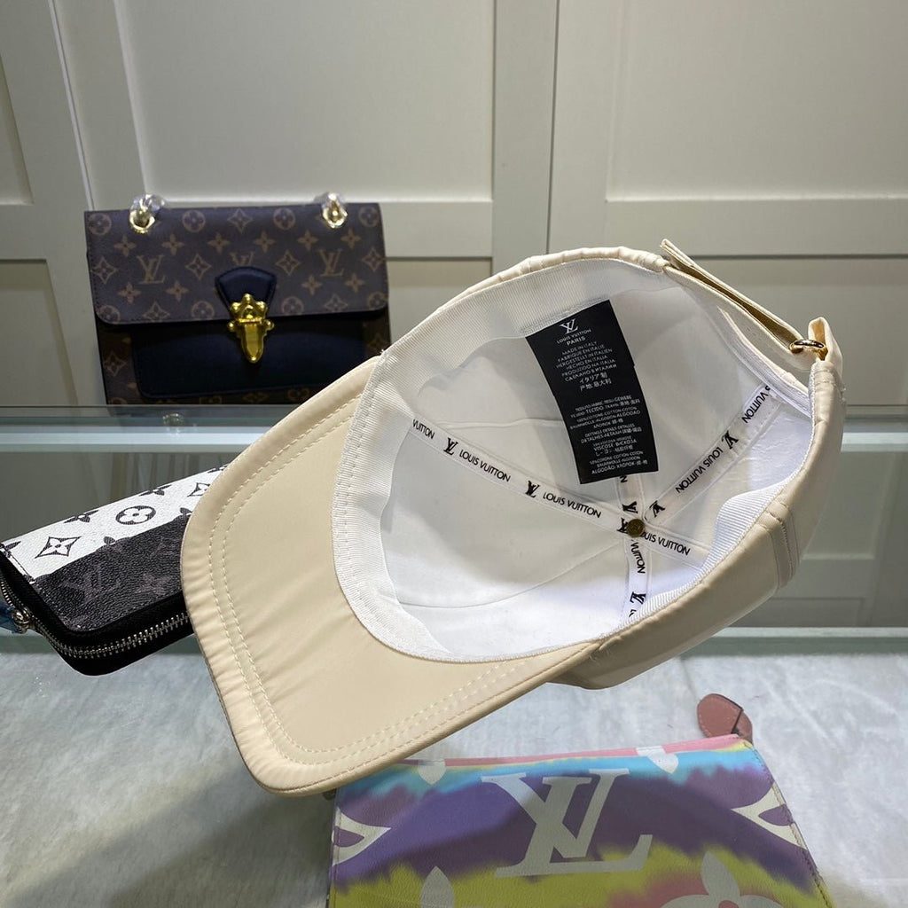 Louis Vuitton Satin LV Monogram Baseball Cap for Men & Women | Luxury Designer Cap - Serene
