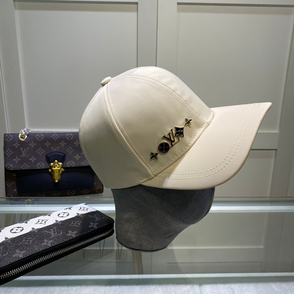Louis Vuitton Satin LV Monogram Baseball Cap for Men & Women | Luxury Designer Cap - Serene
