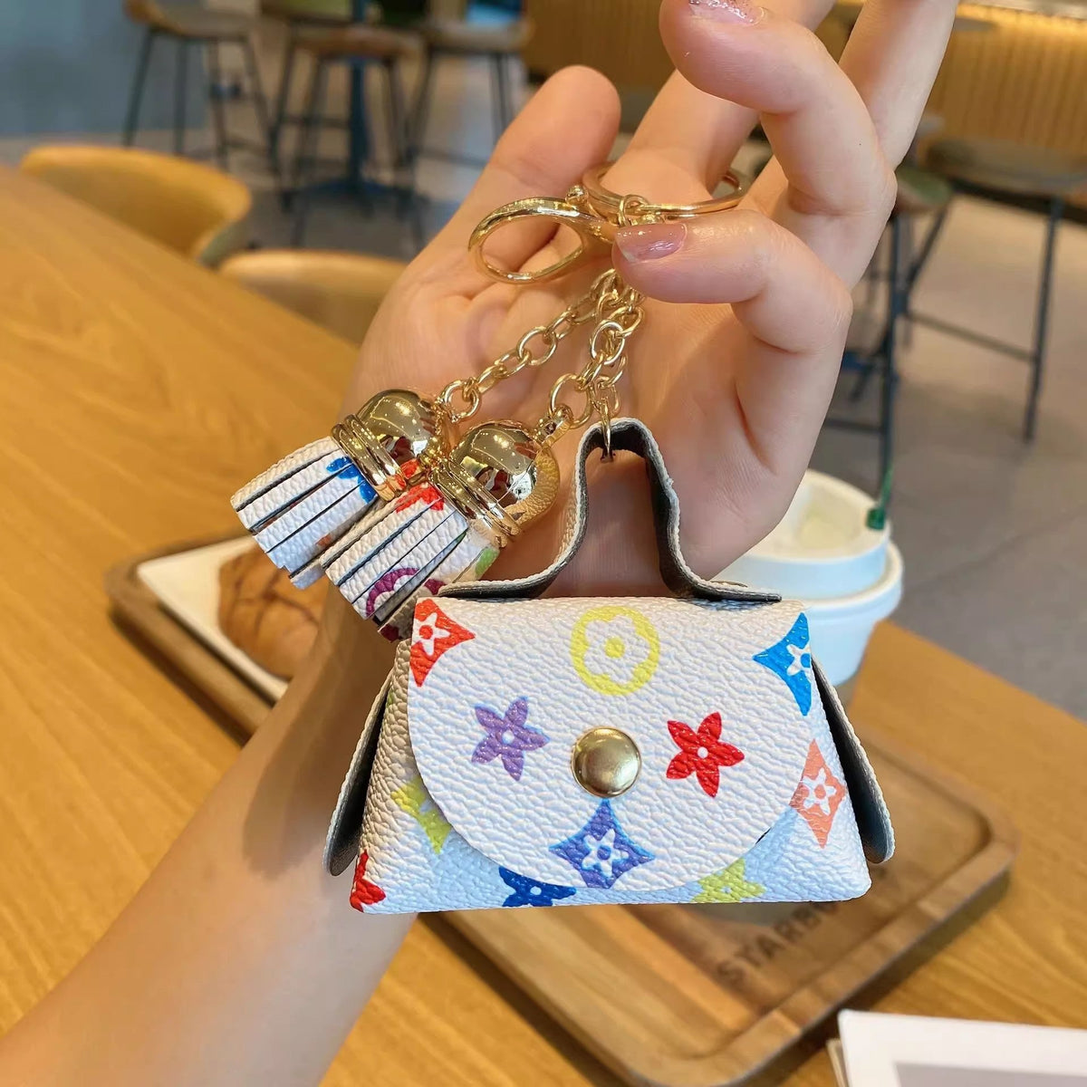 Louis Vuitton Tassel Coin Purse Keychain - Serene