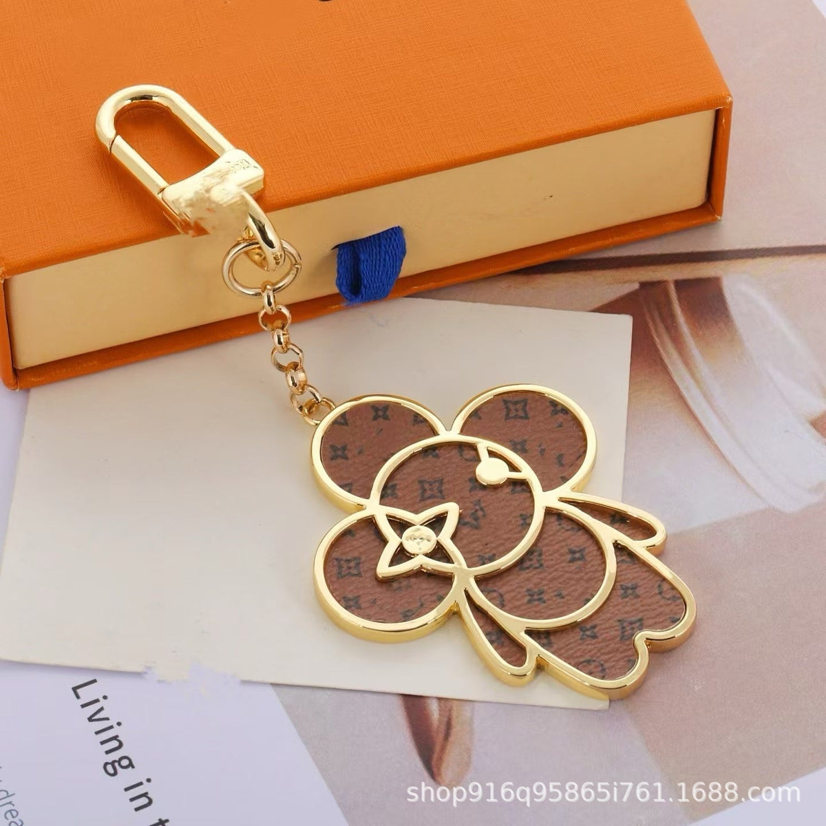 Louis Vuitton Vivienne Monogram Metal Bag Charm Keychain - Serene