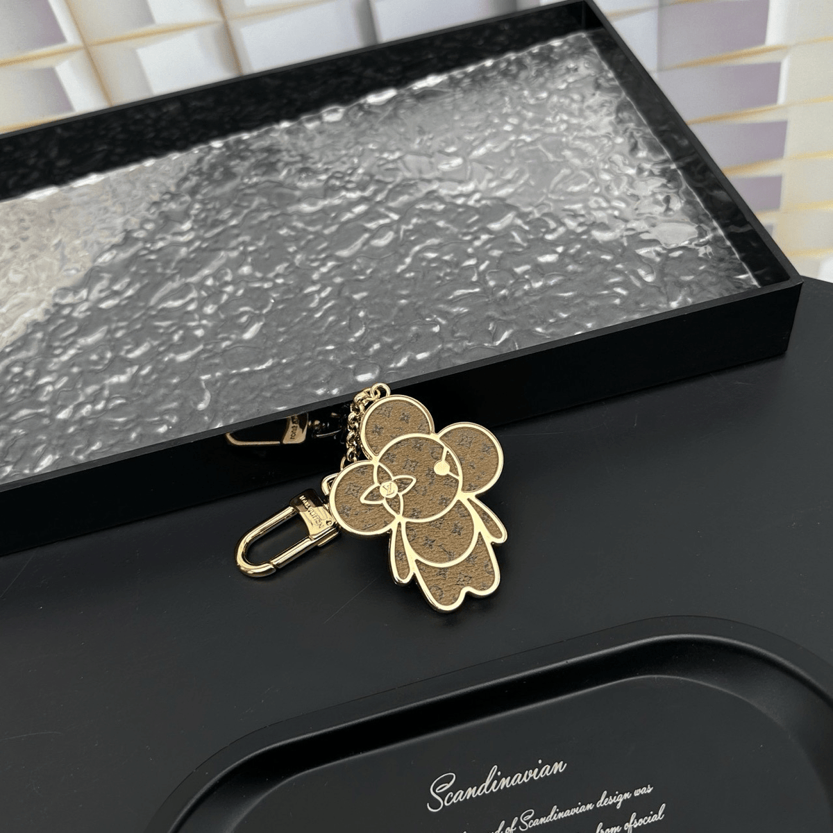 Louis Vuitton Vivienne Monogram Metal Bag Charm Keychain - Serene
