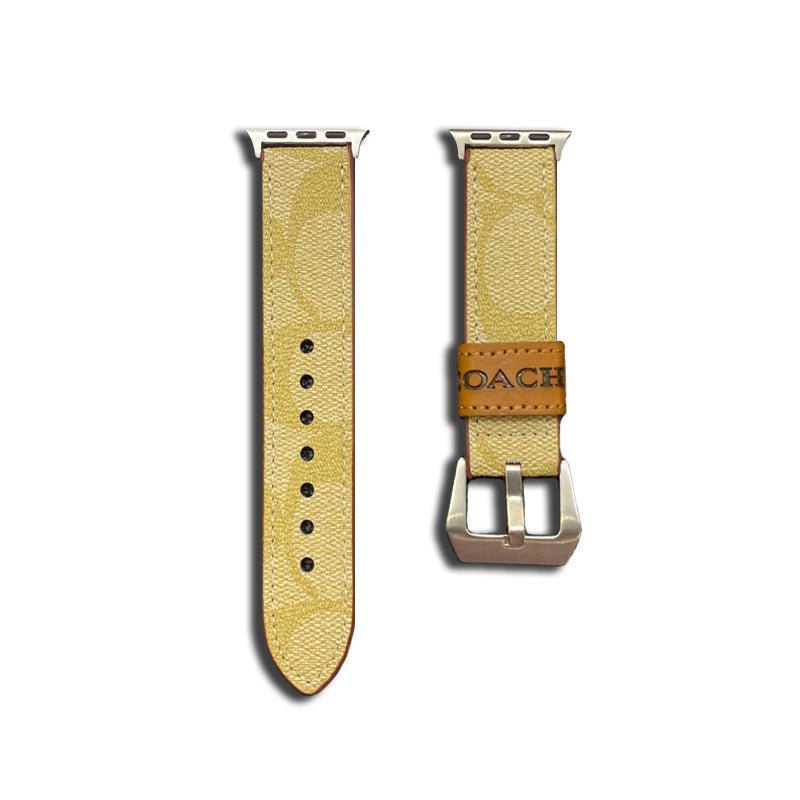 Luxury Coach Apple Watch Band – Leather Strap for Apple Watch Series 11 - Serene