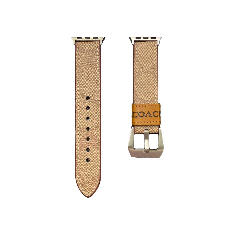 Luxury Coach Apple Watch Band – Leather Strap for Apple Watch Series 11 - Serene