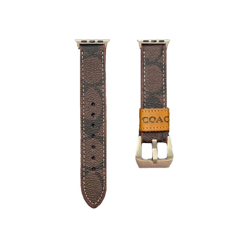 Luxury Coach Apple Watch Band – Leather Strap for Apple Watch Ultra - Serene