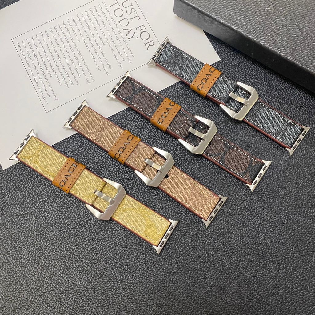 Luxury Coach Apple Watch Band – Leather Strap for Apple Watch Ultra - Serene