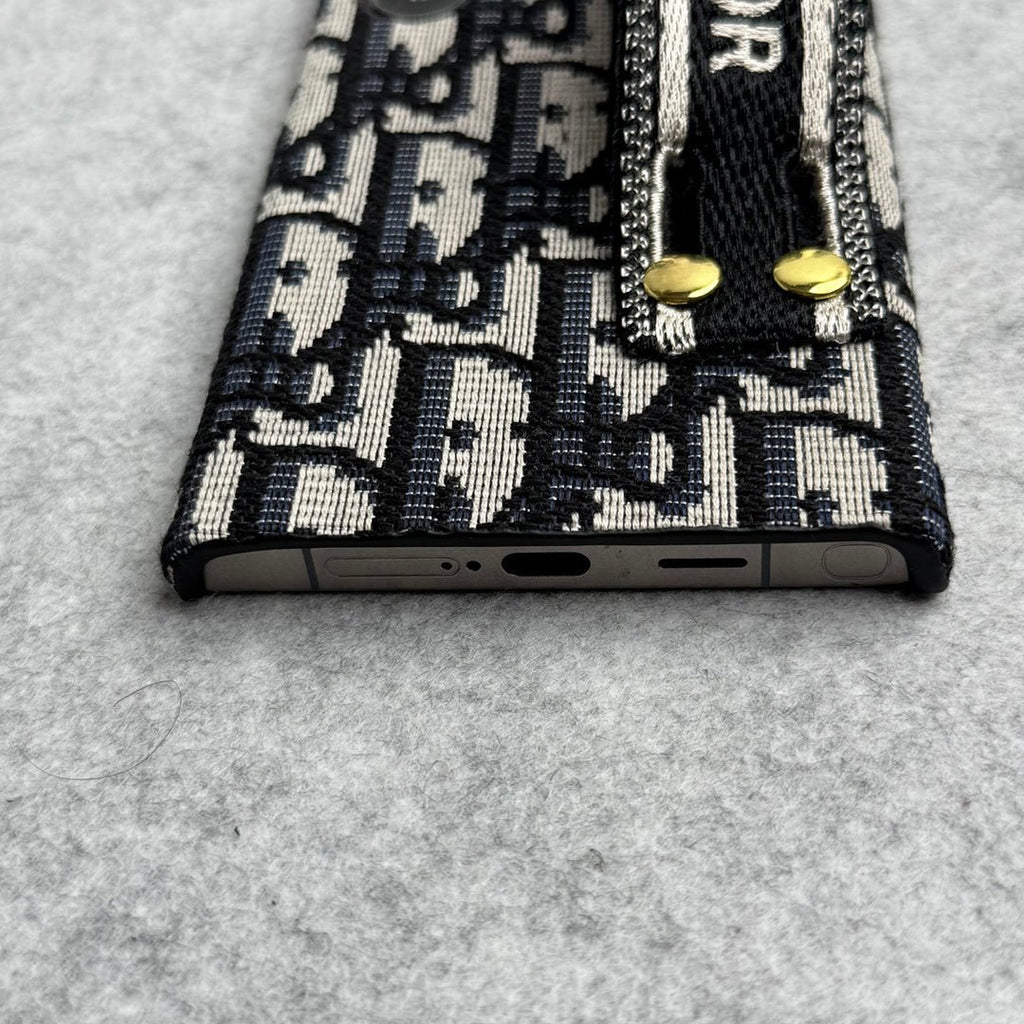 Luxury Dior Oblique Samsung Galaxy S26 Ultra Case with CD Belt – Samsung S26 Ultra - Serene