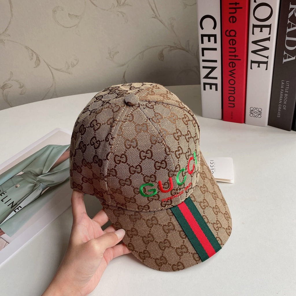 Luxury Gucci Embroidered Cotton Baseball Cap - Serene