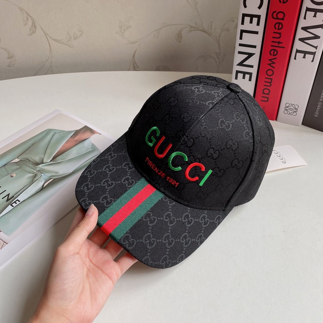 Luxury Gucci Embroidered Cotton Baseball Cap - Serene
