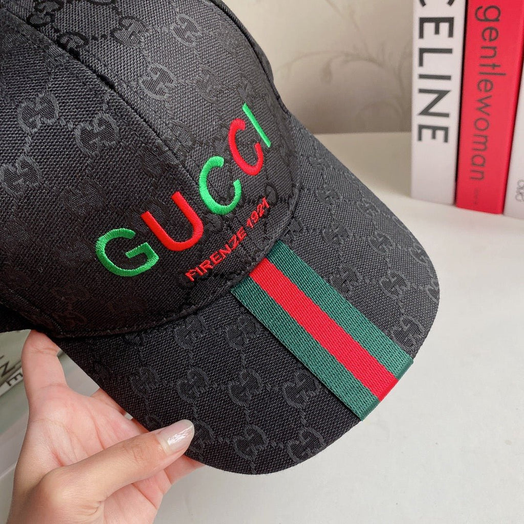 Luxury Gucci Embroidered Cotton Baseball Cap - Serene