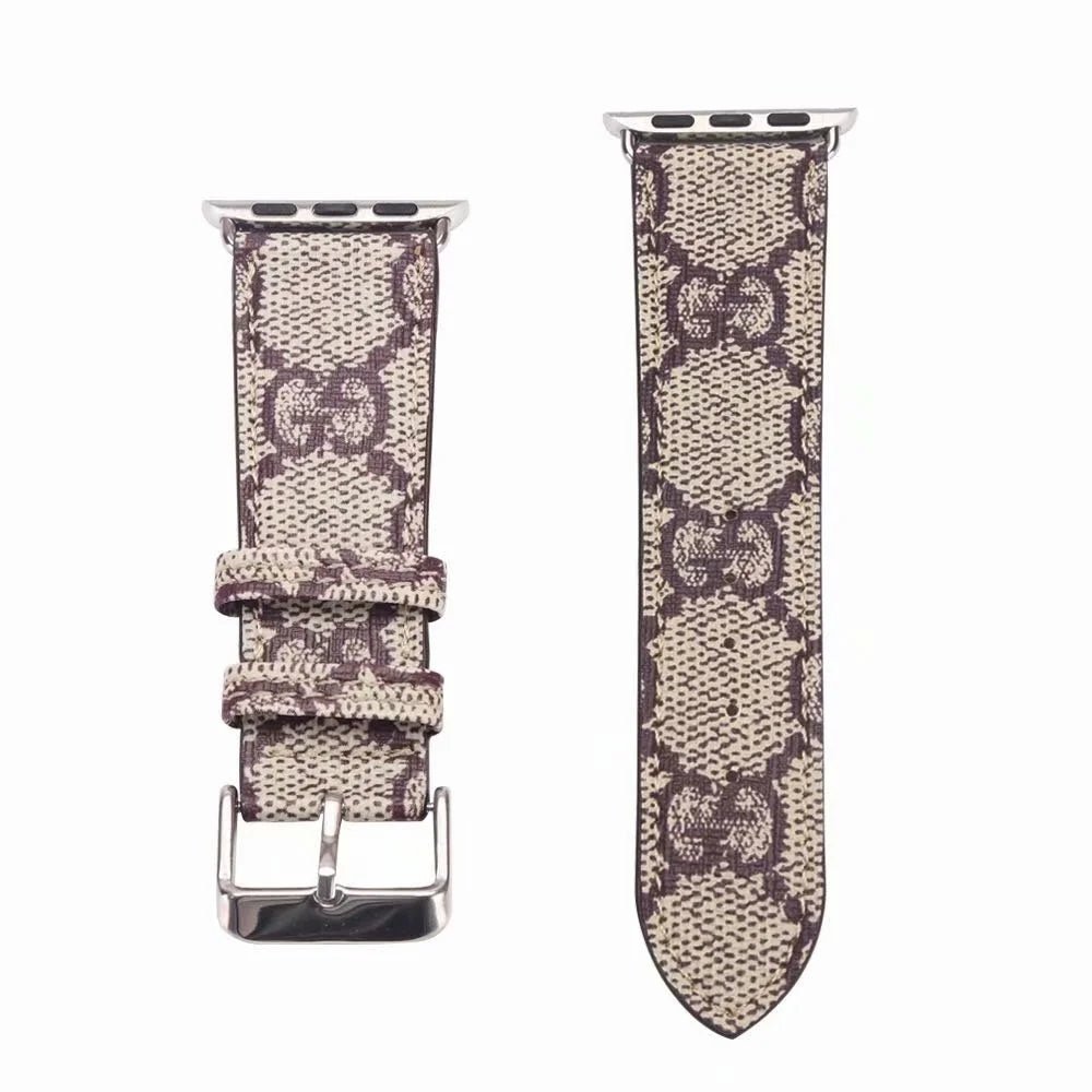 Luxury Gucci GG Apple Watch Band – Leather Strap for Apple Watch Ultra - Serene