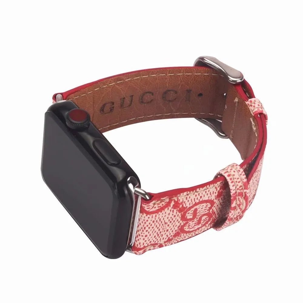 Luxury Gucci GG Apple Watch Band – Leather Strap for Apple Watch Ultra - Serene