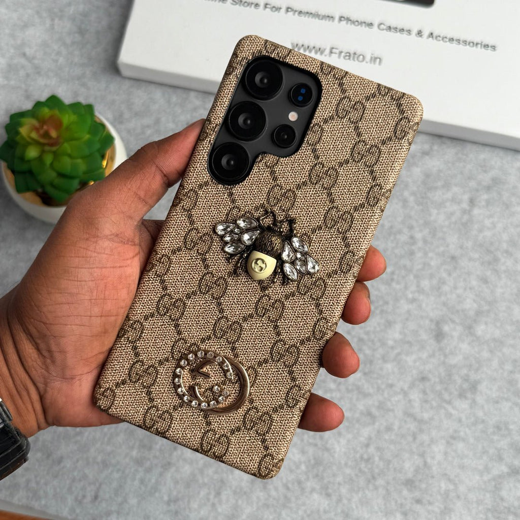 Luxury Gucci GG Bee Samsung Galaxy S26 Ultra Case – Designer Cover - Serene