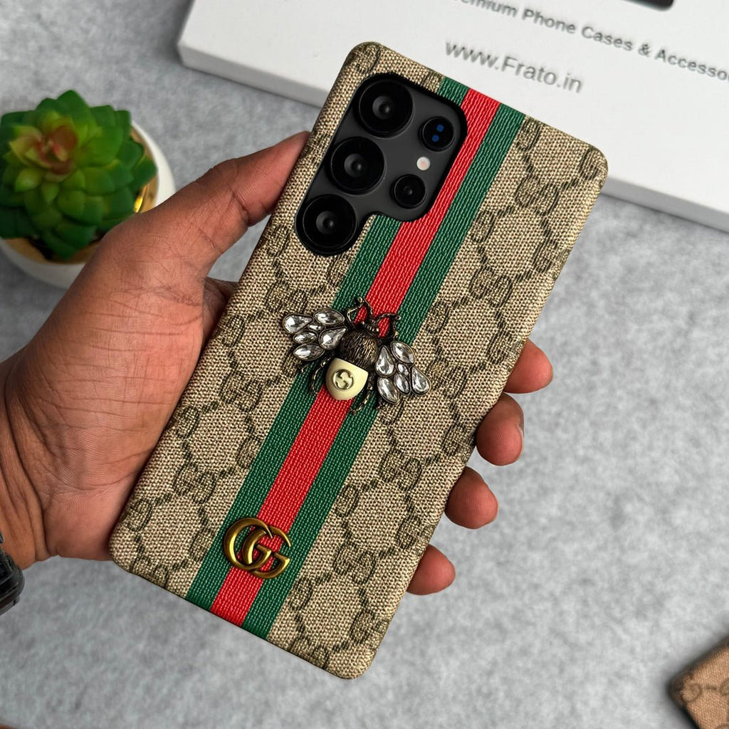 Luxury Gucci GG Bee Samsung Galaxy S26 Ultra Case – Designer Cover - Serene