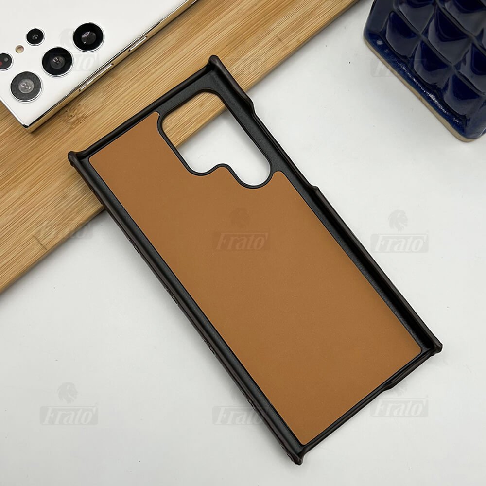 Luxury Gucci GG Samsung Galaxy S26 Ultra Case – Designer Leather Cover - Serene