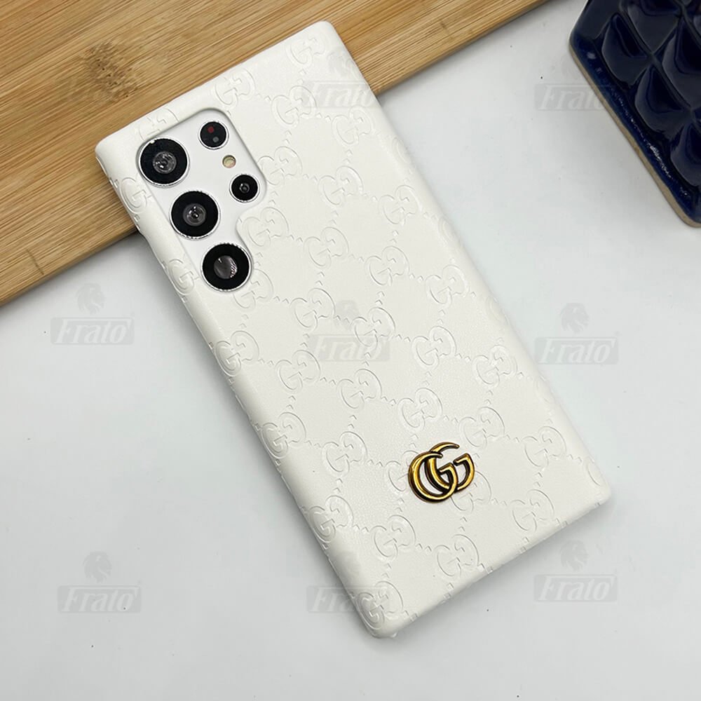 Luxury Gucci GG Samsung Galaxy S26 Ultra Case – Designer Leather Cover - Serene