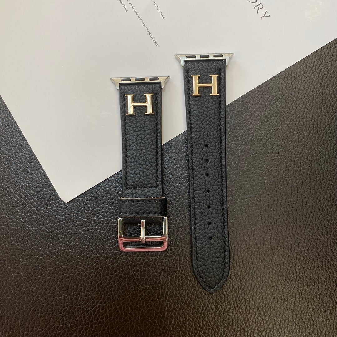 Luxury Hermès Apple Watch Band – Hermes Leather Strap for Apple Watch Ultra - Serene